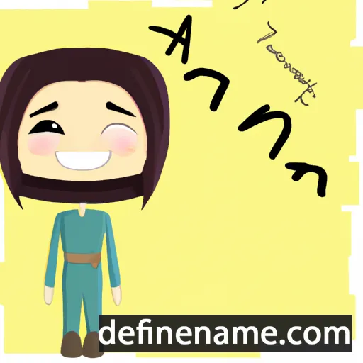 cartoon of the name Anani