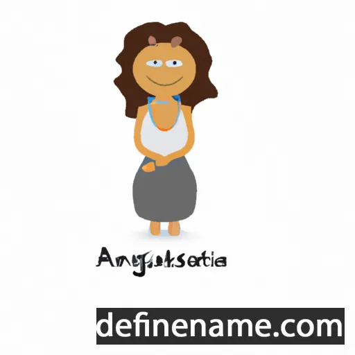 Anastagia cartoon