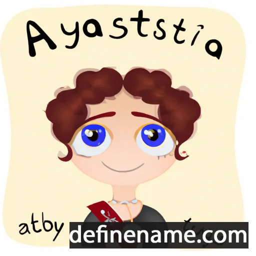 Anastazya cartoon