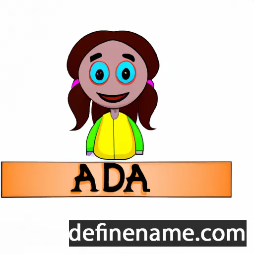 cartoon of the name Anda