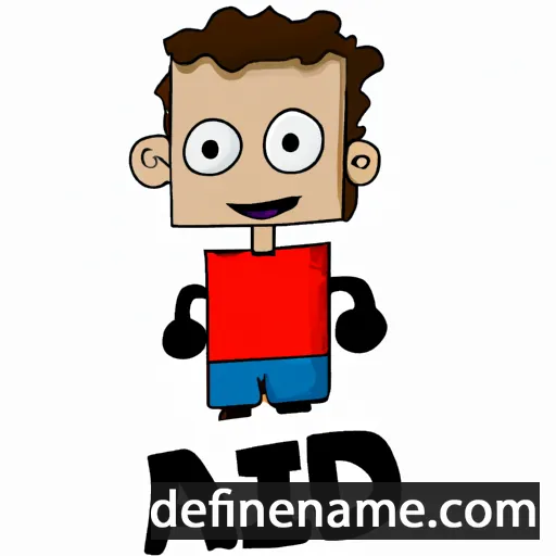 cartoon of the name Andi