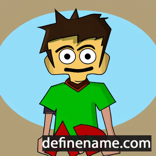 cartoon of the name Andi