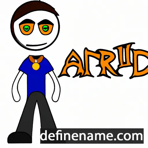 cartoon of the name Andri