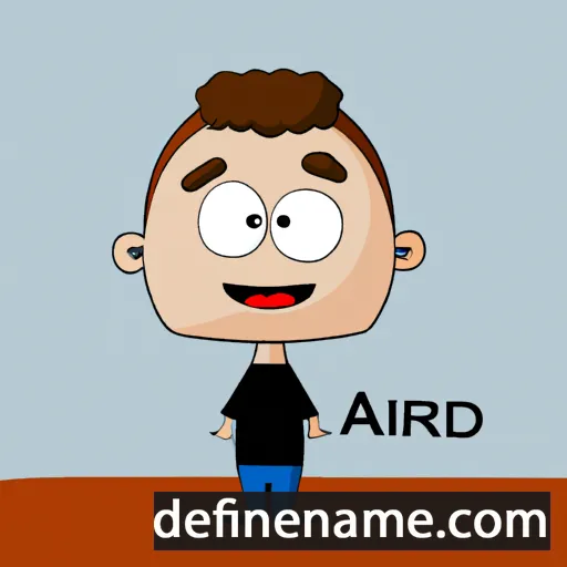 cartoon of the name Andri