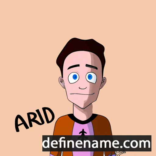 cartoon of the name Andri