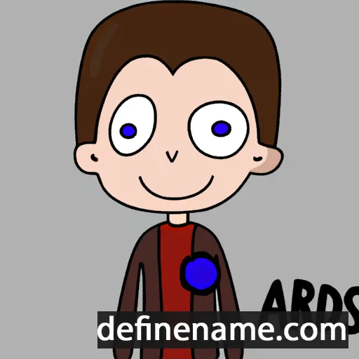 cartoon of the name Andrus