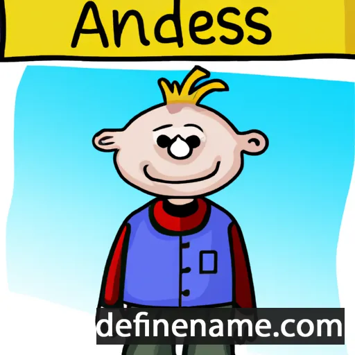 Andžejs cartoon