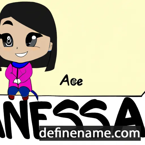 Aneesa cartoon