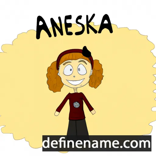 Aneska cartoon