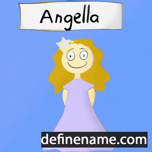 cartoon of the name Angalia