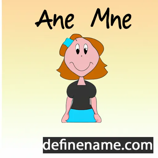 Ánne cartoon