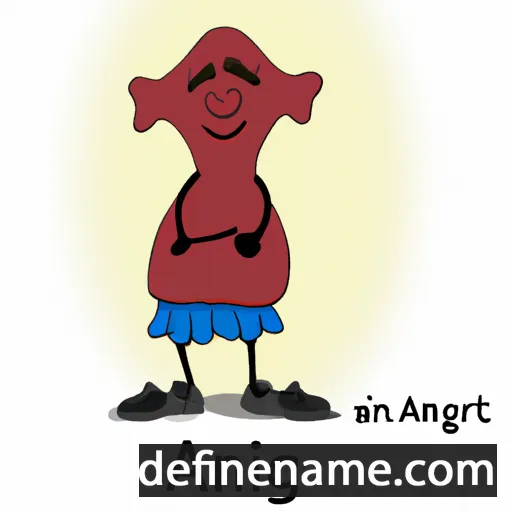 Ângît cartoon