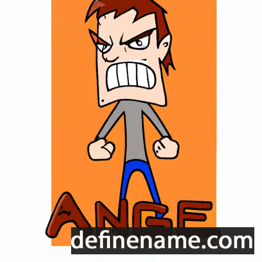 Anger cartoon