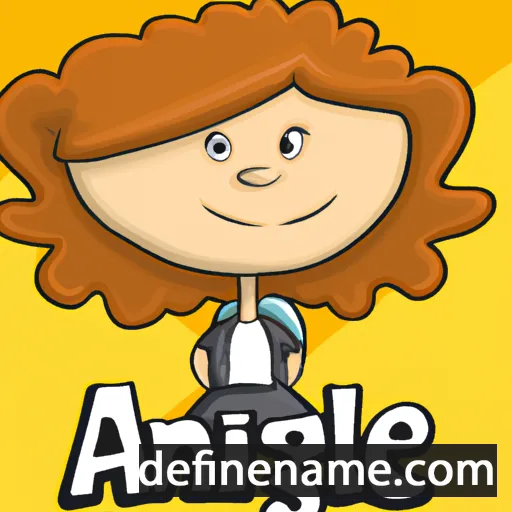 cartoon of the name Angie