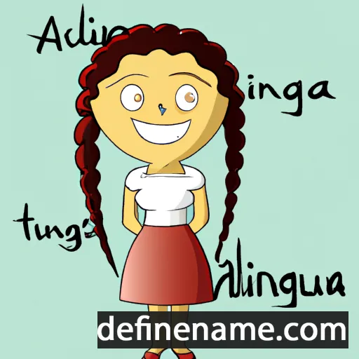 Angiulina cartoon