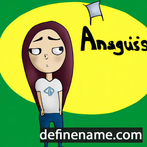 Angústia cartoon