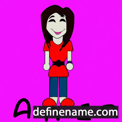 cartoon of the name Ani