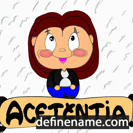 Anicetta cartoon