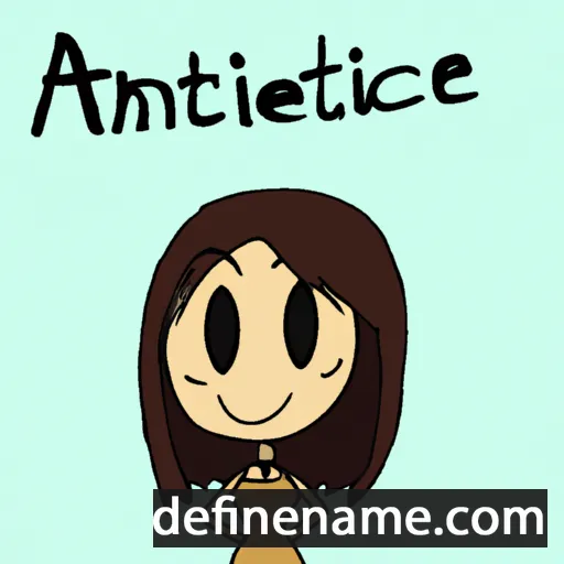 Anicette cartoon