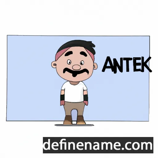 cartoon of the name Aniket