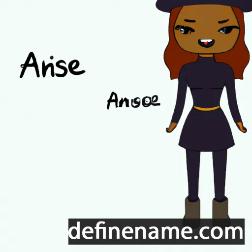 cartoon of the name Anise