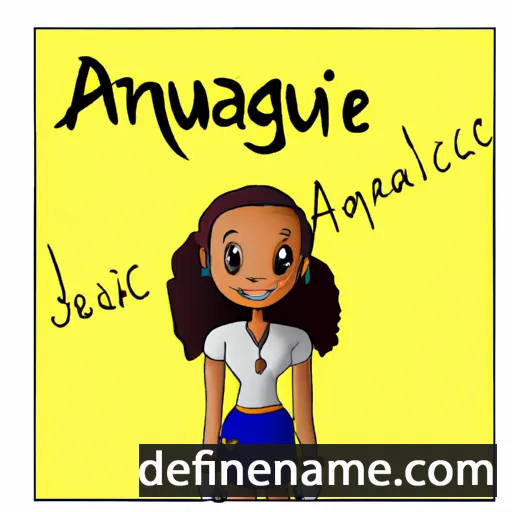 Anjanique cartoon