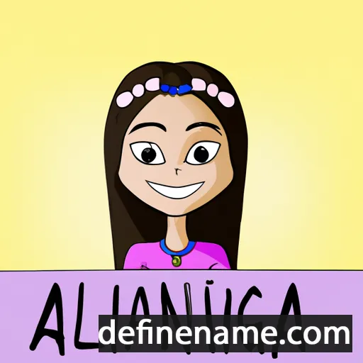 Anjilia cartoon