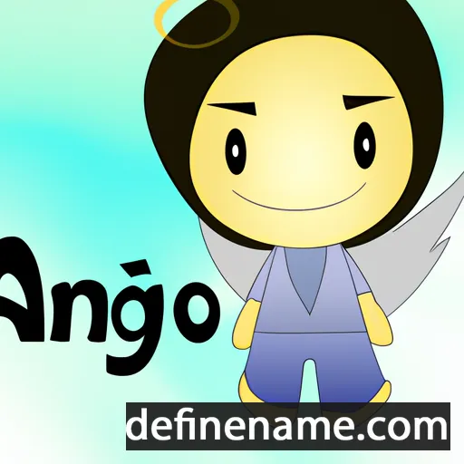 cartoon of the name Anjo