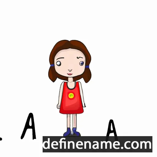 cartoon of the name Anna