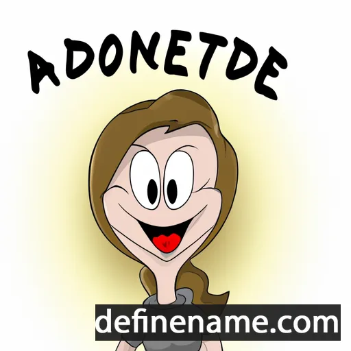 Annedorte cartoon