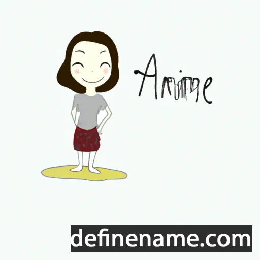 Annemei cartoon