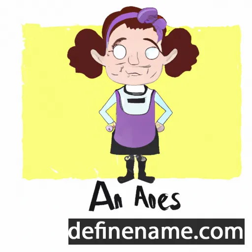 cartoon of the name Annes