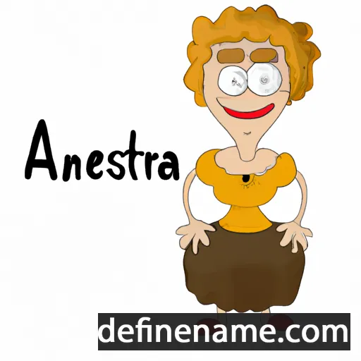 Annesta cartoon