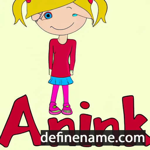 cartoon of the name Annik