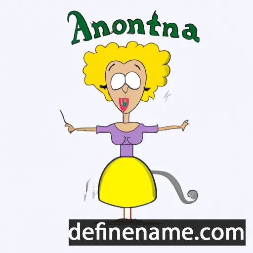 Annonciata cartoon