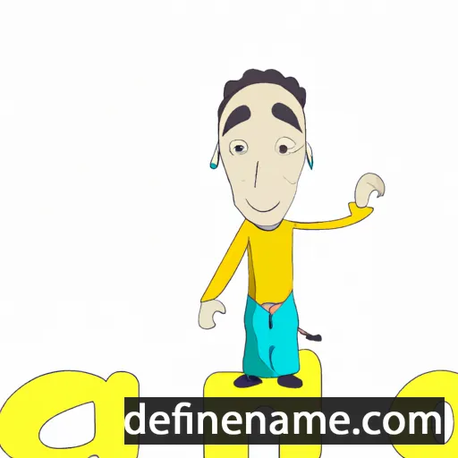 cartoon of the name Ano