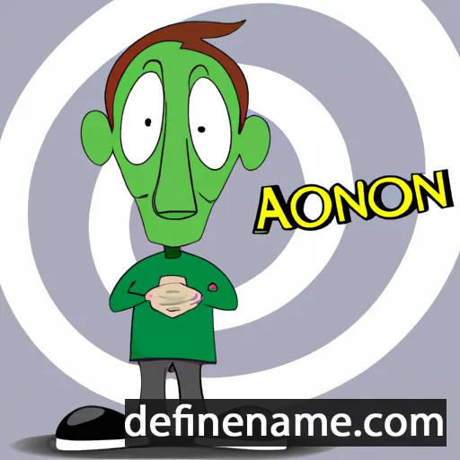 cartoon of the name Anon