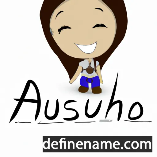 cartoon of the name Anoush