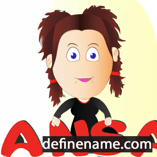 cartoon of the name Ansa