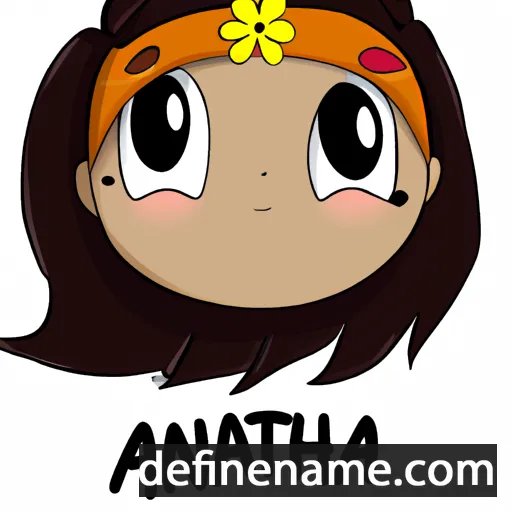 cartoon of the name Antara