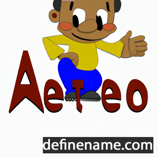 cartoon of the name Anteo