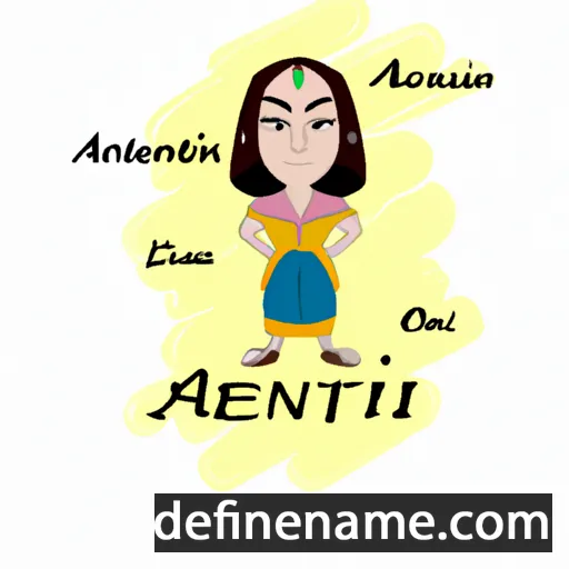 Antieni cartoon