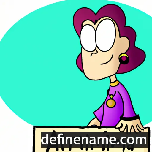 cartoon of the name Antima