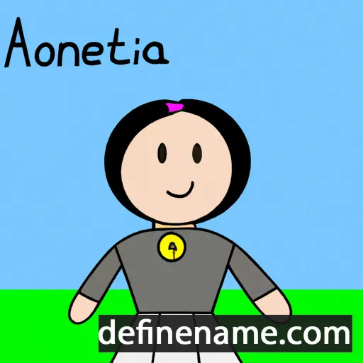 Antoaneta cartoon