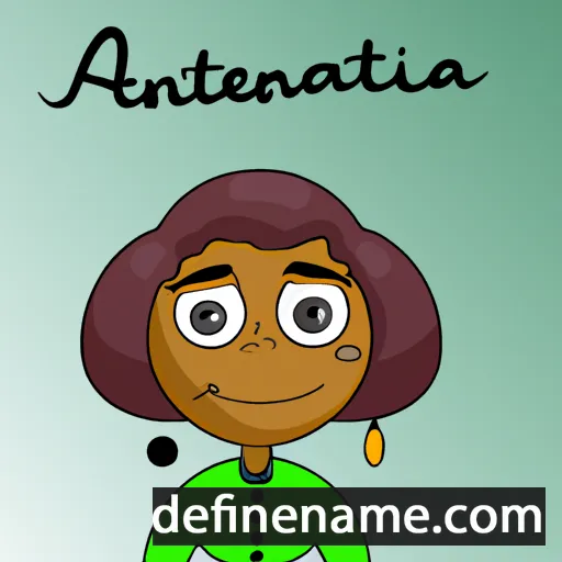 Antwanetta cartoon