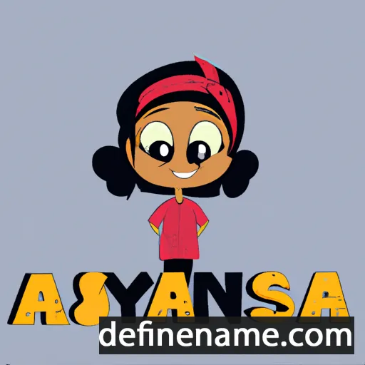 Anusya cartoon