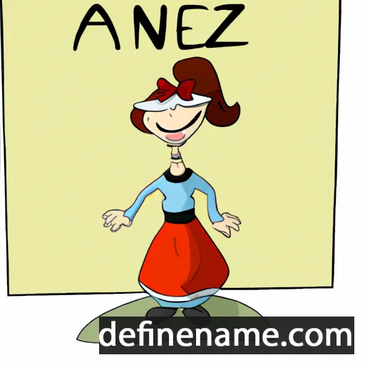 Anžela cartoon