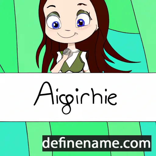 Aoibhgréine cartoon