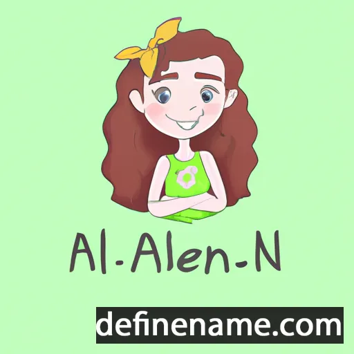 Aoileann cartoon