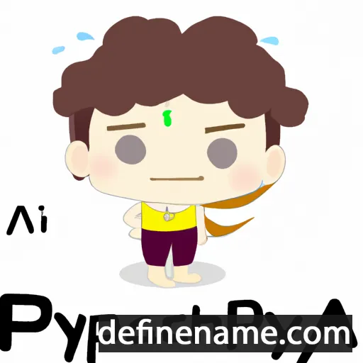 Apichaya cartoon